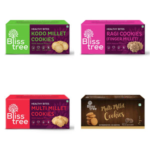 millet cookies - 8 pack combo - 600g