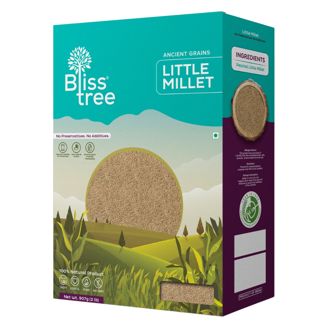 Semipolished Little Millet (Raw) - 2lb - Bliss Tree IL